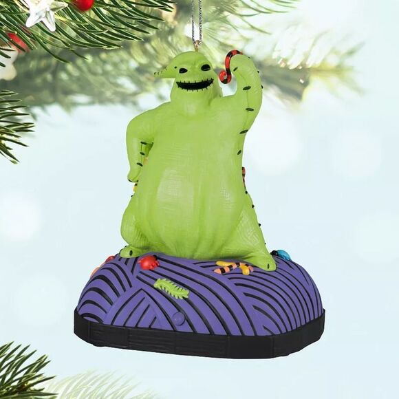 🔥NIB Disney Hallmark Animatronic Oogie Boogie Keepsake Ornament - Picture 1 of 12